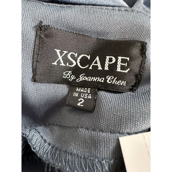 Stunning Blue/Silver Prom Dress Formal Dress Size 2 NWT - Picture 7 of 7